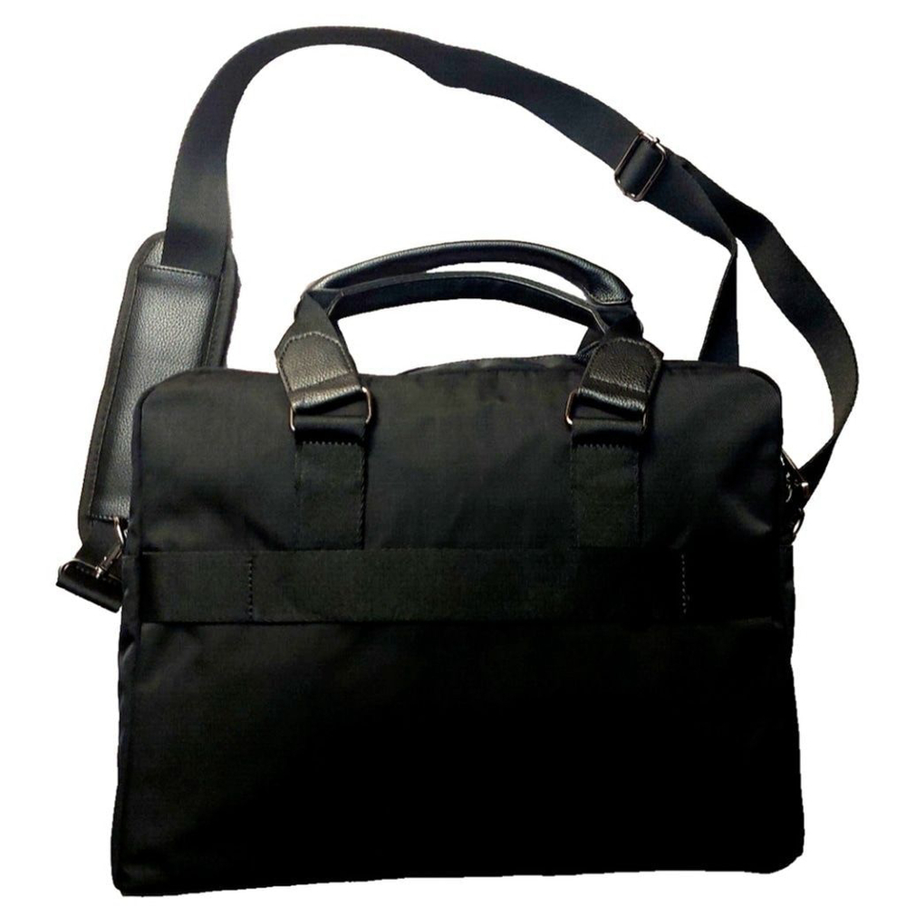 Alfani Mens Nylon Briefcase Bag Black ONE SIZE - Picture 6 of 8